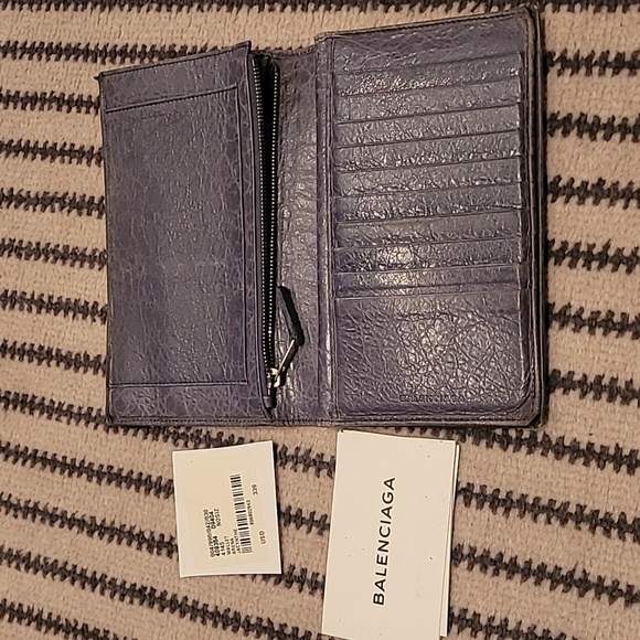 Balenciaga arena large wallet, jacynthe - Picture 2 of 10